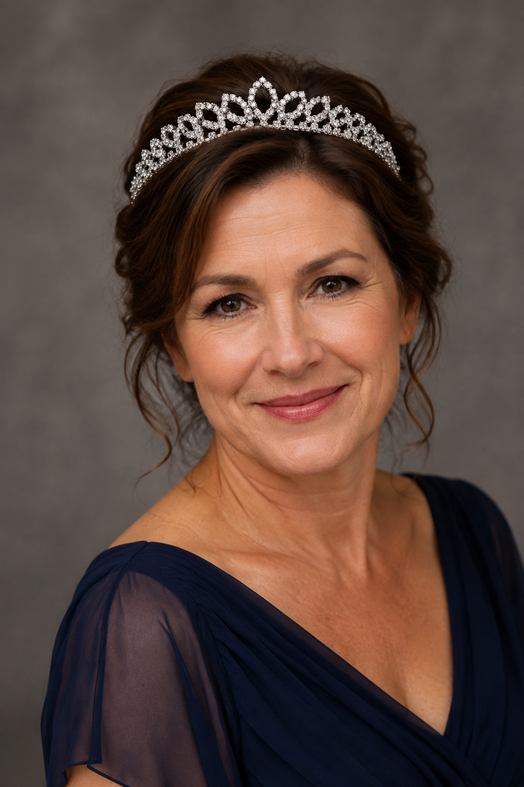 Title: Silver Rhinestone Tiara Headband – Sparkling Crystal Crown for Weddings, Proms & Birthdays
