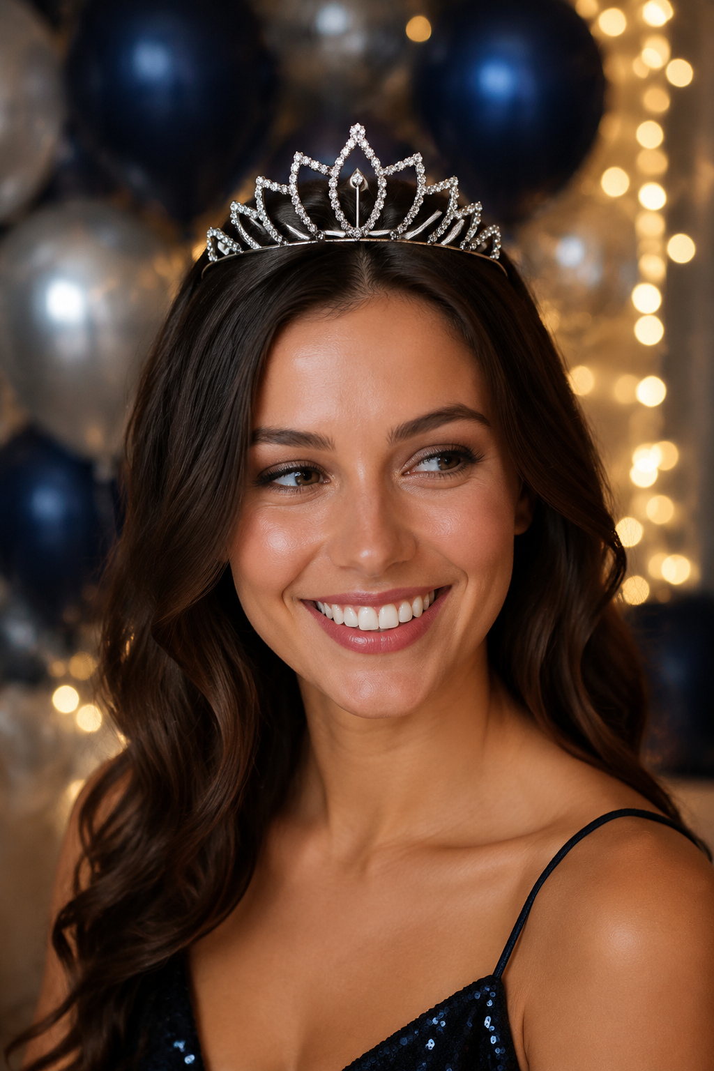 Crystal Bridal Headband, Silver Wedding Tiara,  Crystal Headpiece, Hair Accessories