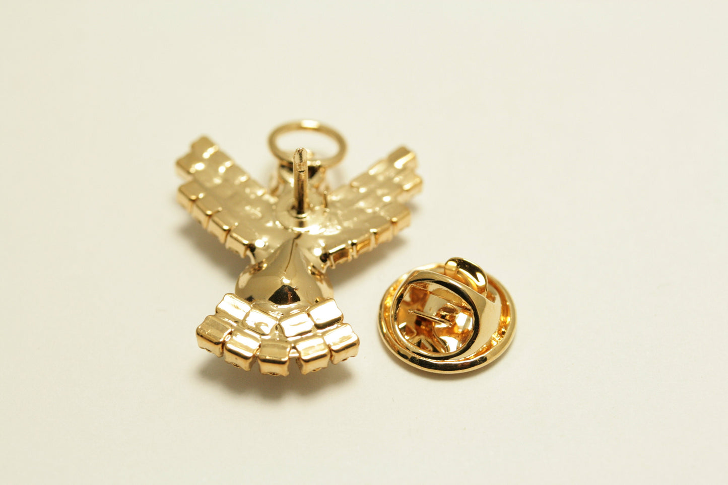 Rhinestone Halo Angel Tac Pin Brooch, Crystal Angel Push pin