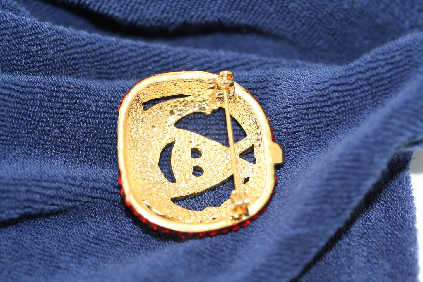 Rhinestone Halloween Orange Color Pumpkin White Enamel Ghost Brooch Pin Jewelry