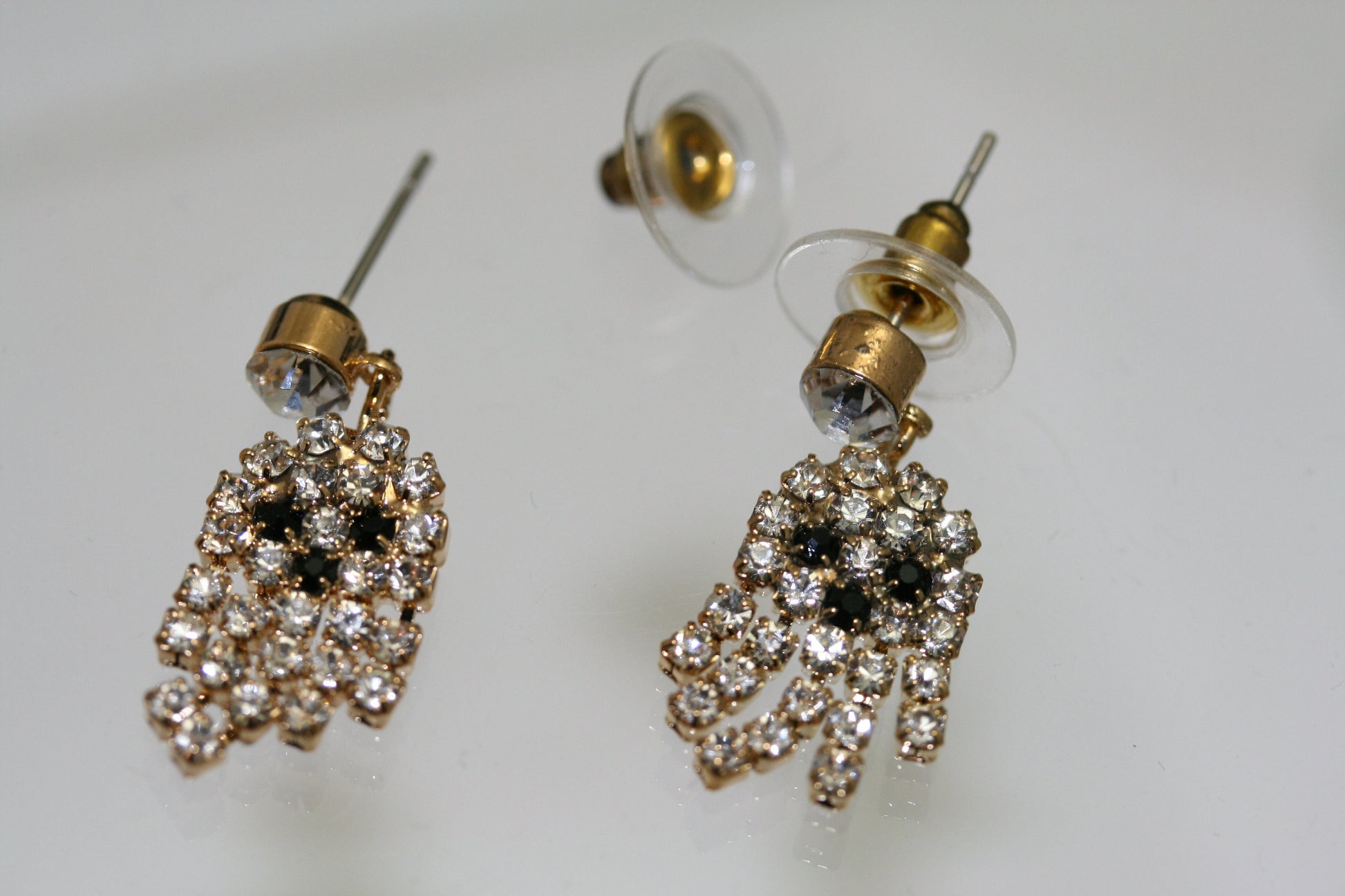 Halloween Earrings Halloween Jewelry Gifts Rhinestone Ghost Dangle Earrings for Party Jewelry Accessories