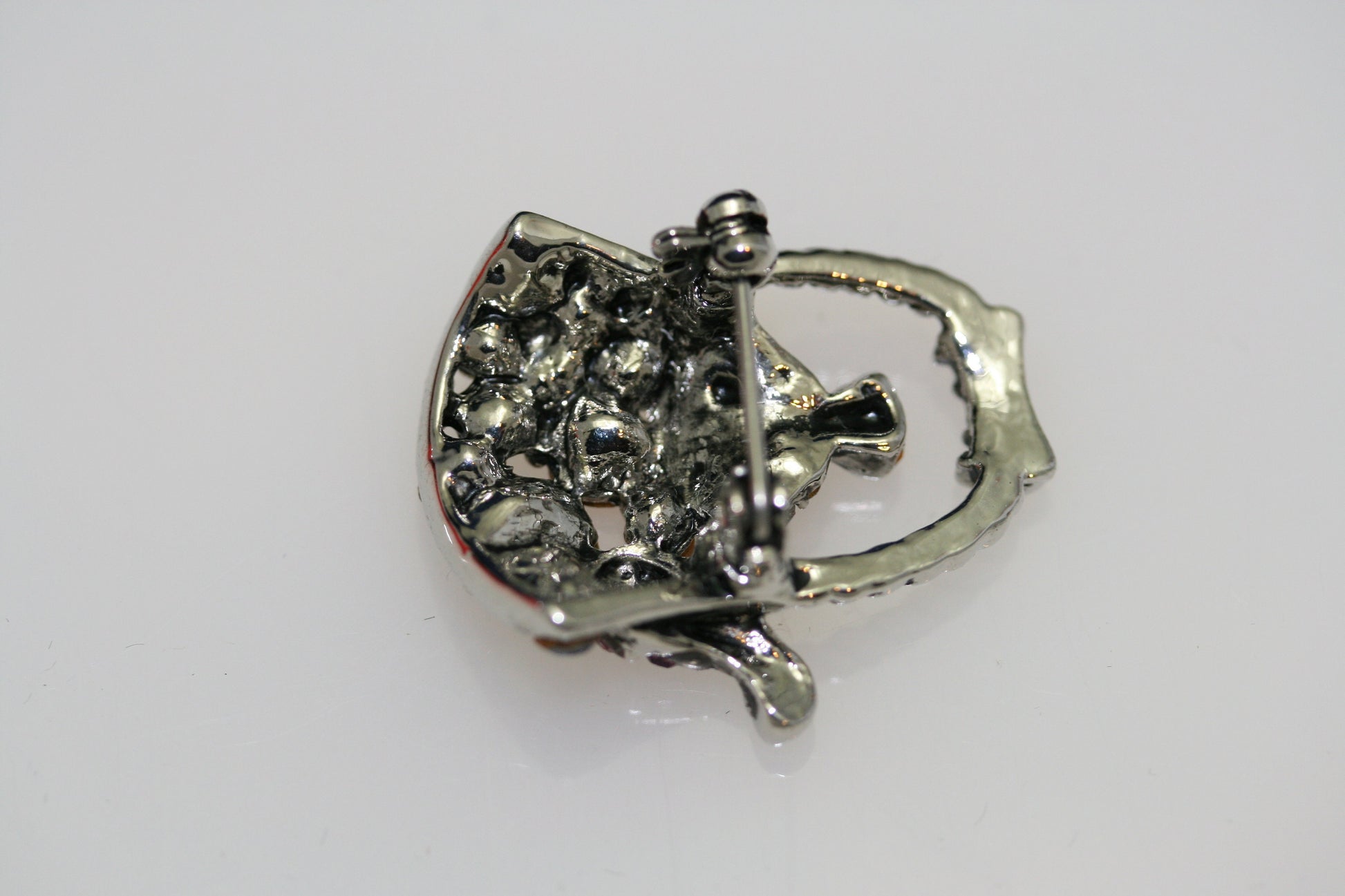 Rhinestone Teapot Brooches For Women Vintage Creative Design Pin Available Fashion Jewelry