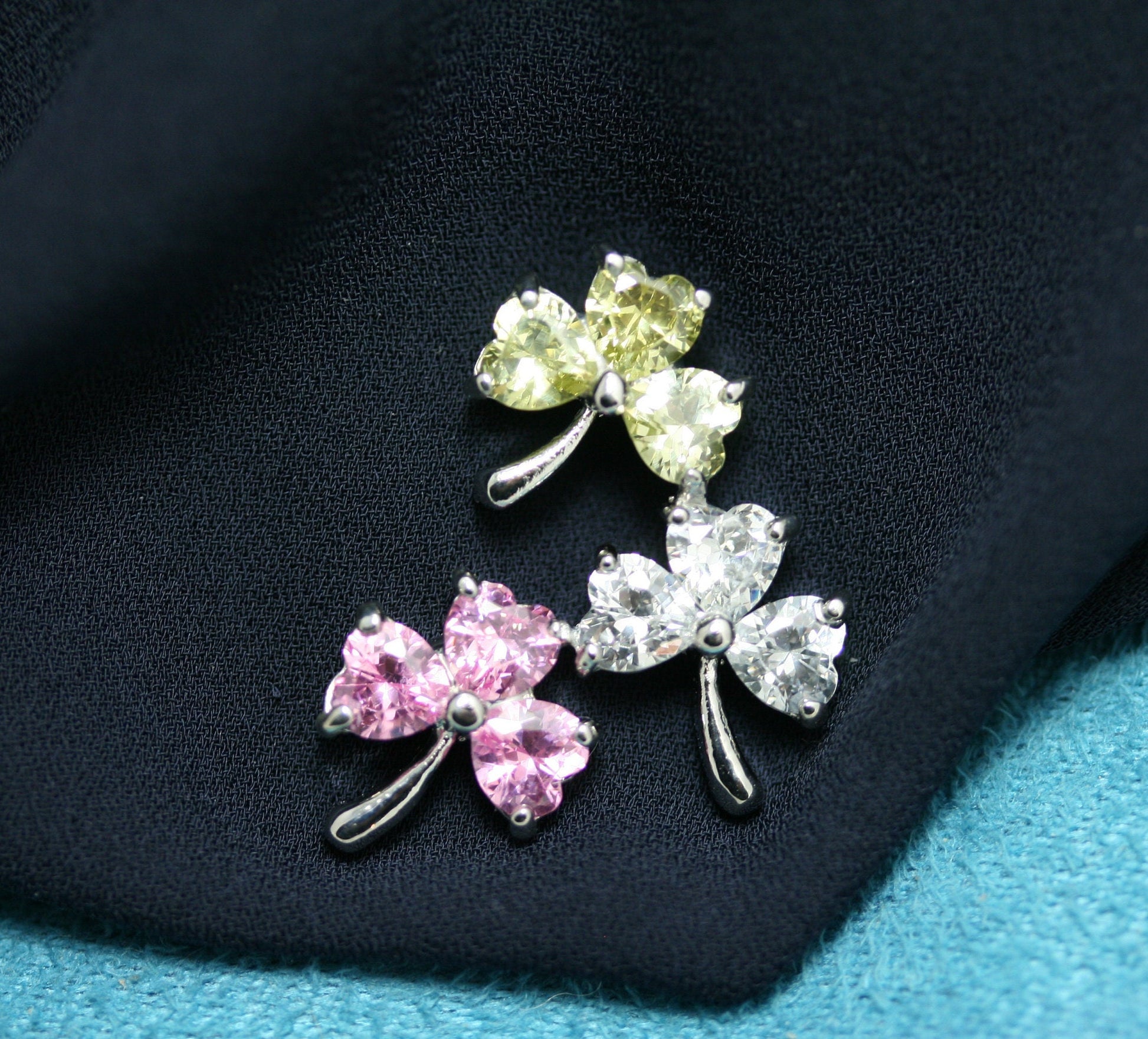 Dainty Shamrock Necklace, Pendant, 3 Leaf Clover Pendant, Irish St Patrick's Day Jewelry Gift