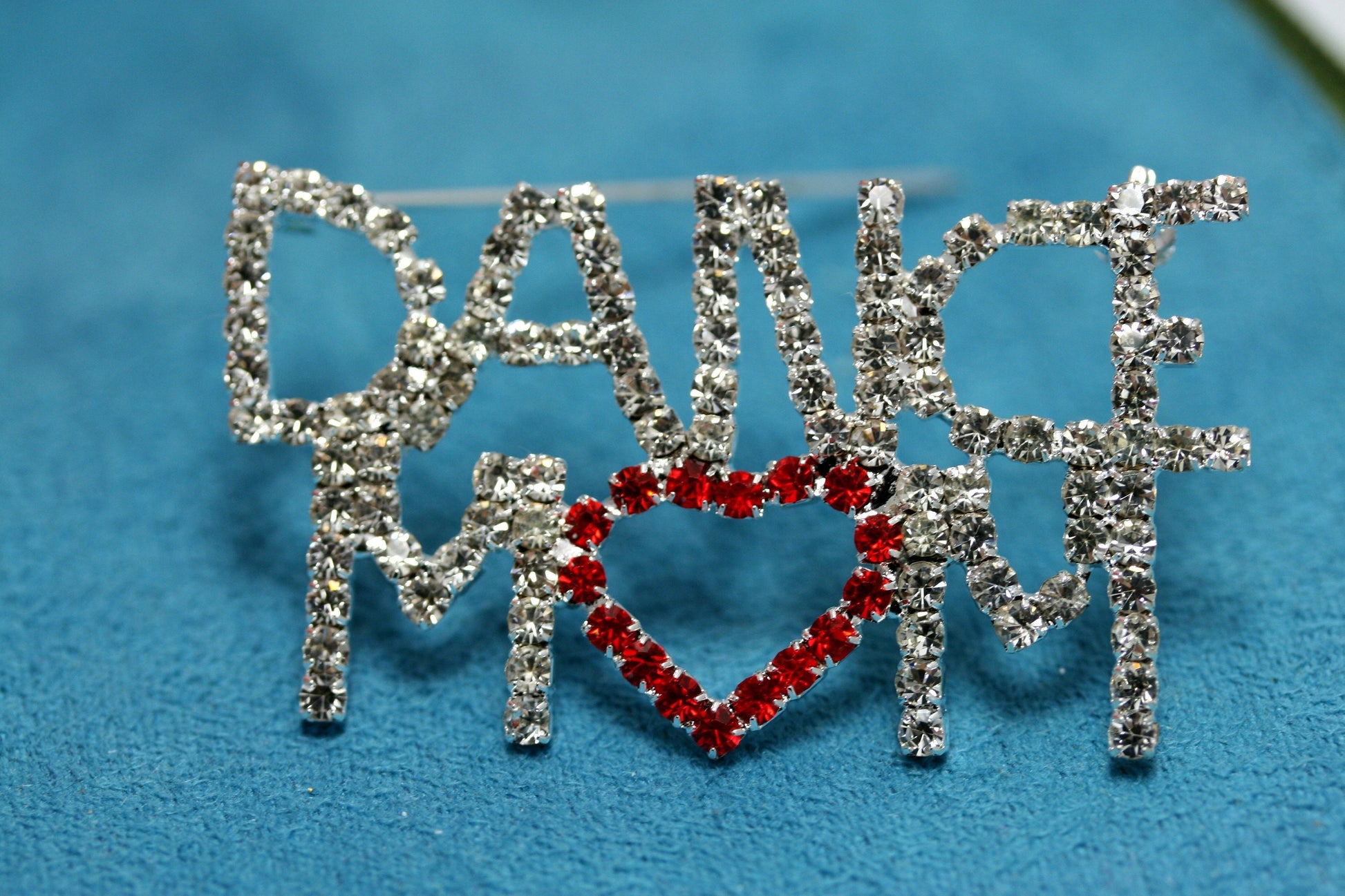 Ballet Dance Mom Pin Rhinestone Crystal Dancer Brooch Talent