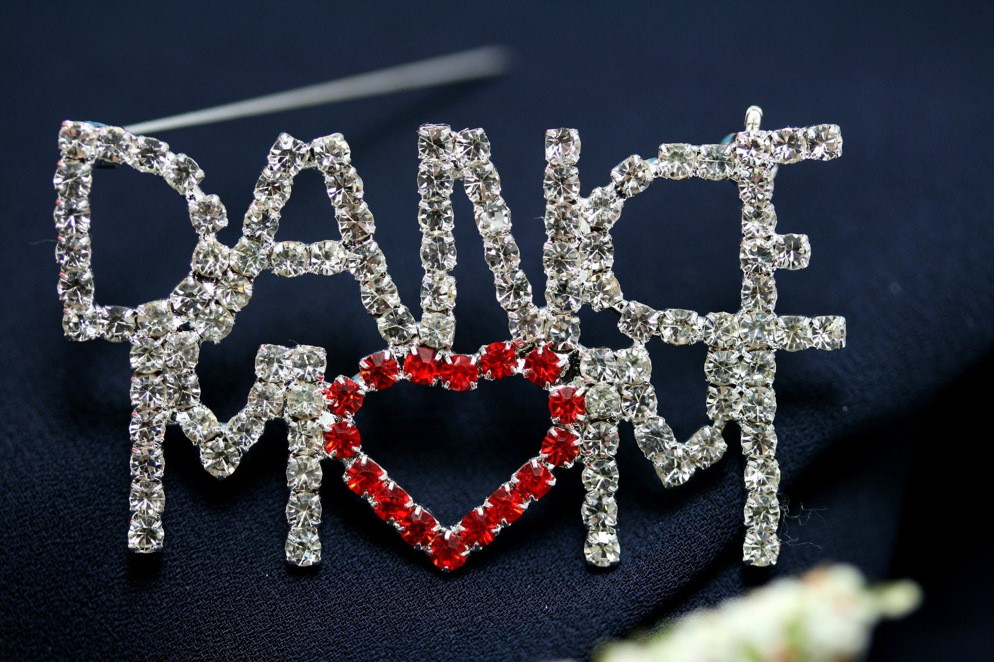 Ballet Dance Mom Pin Rhinestone Crystal Dancer Brooch Talent