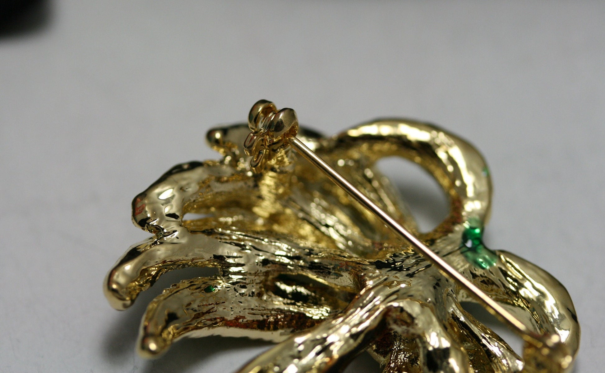 Enamel PALM TREE Pin Brooch Tropical Trees, Gold Tone Green and Brown Enamel Palm Tree Brooch, Costume Jewelry, Statement Tropical Tree Pin