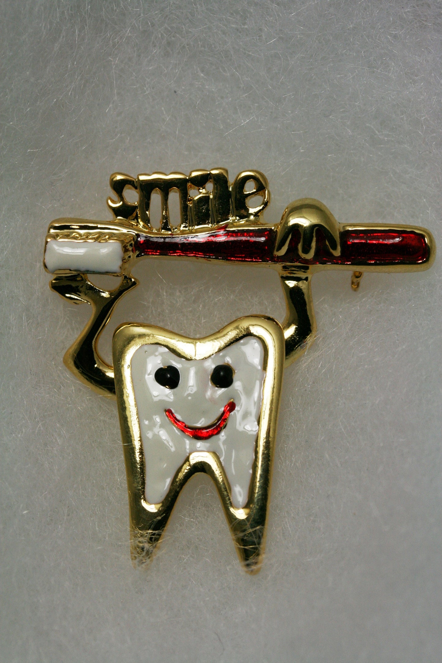 Teeth Tooth Brooch Pins Enamel Health Logo Toothbrush Pin Dentist Badge Brooches