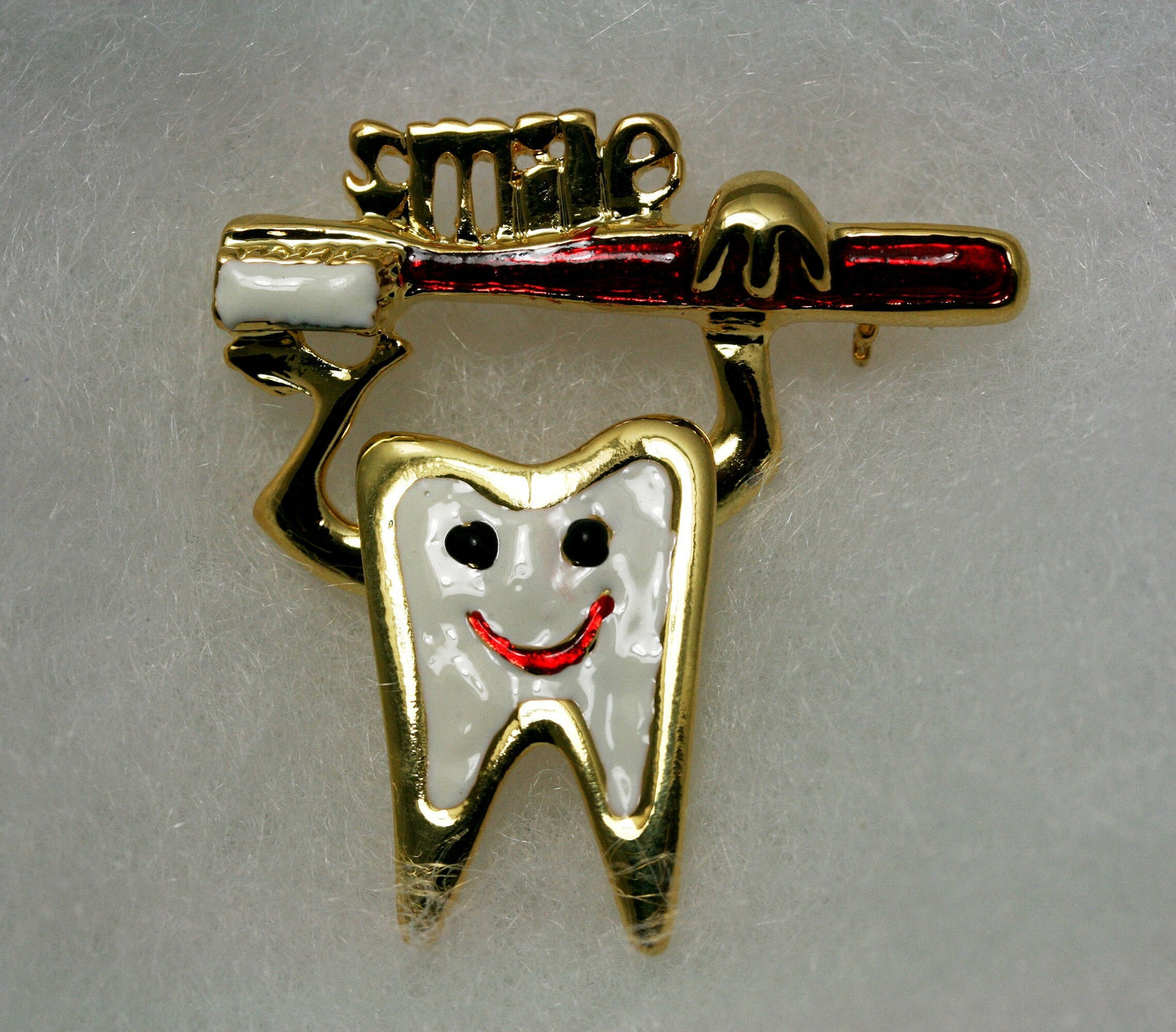 Teeth Tooth Brooch Pins Enamel Health Logo Toothbrush Pin Dentist Badge Brooches