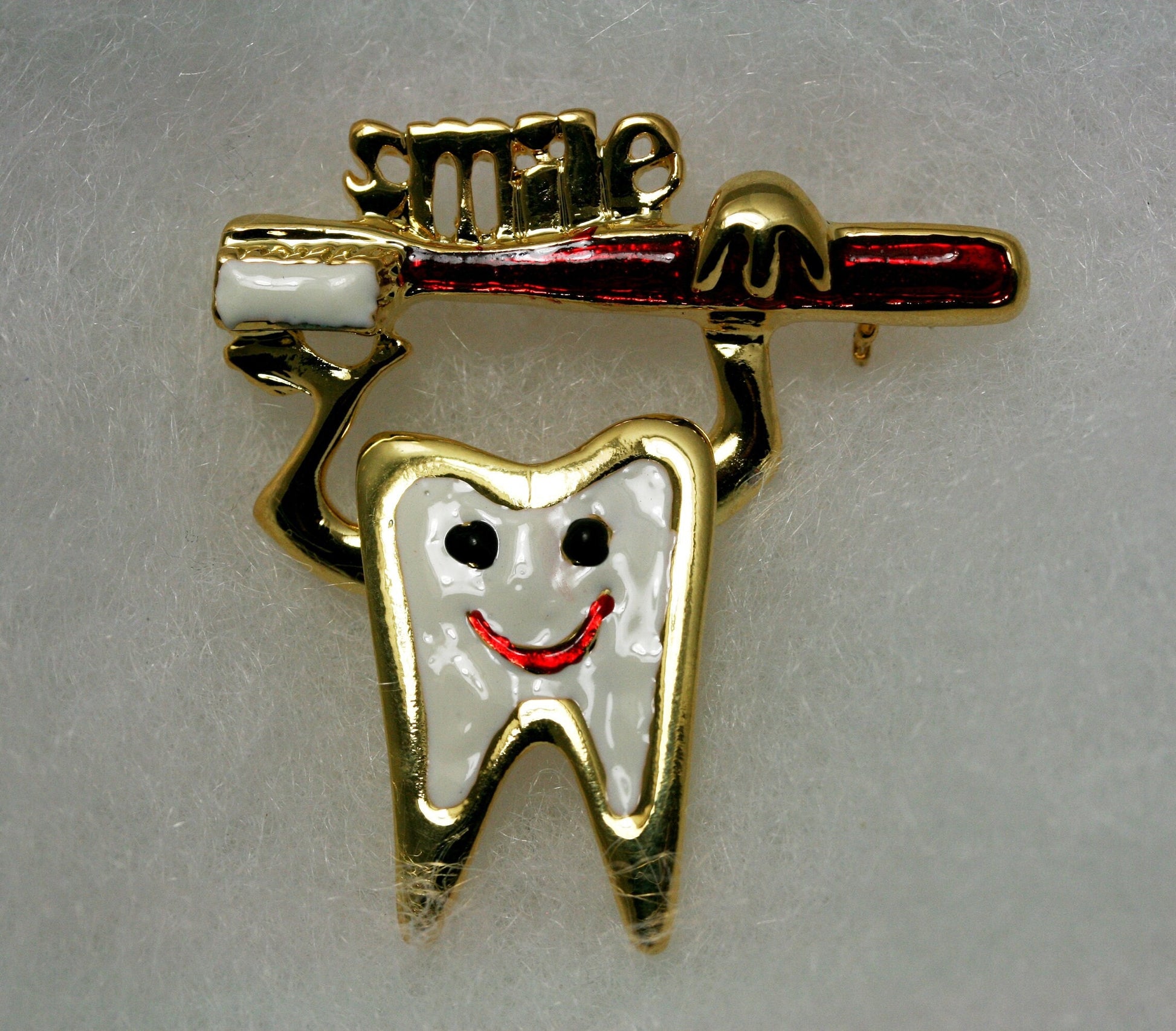 Teeth Tooth Brooch Pins Enamel Health Logo Toothbrush Pin Dentist Badge Brooches