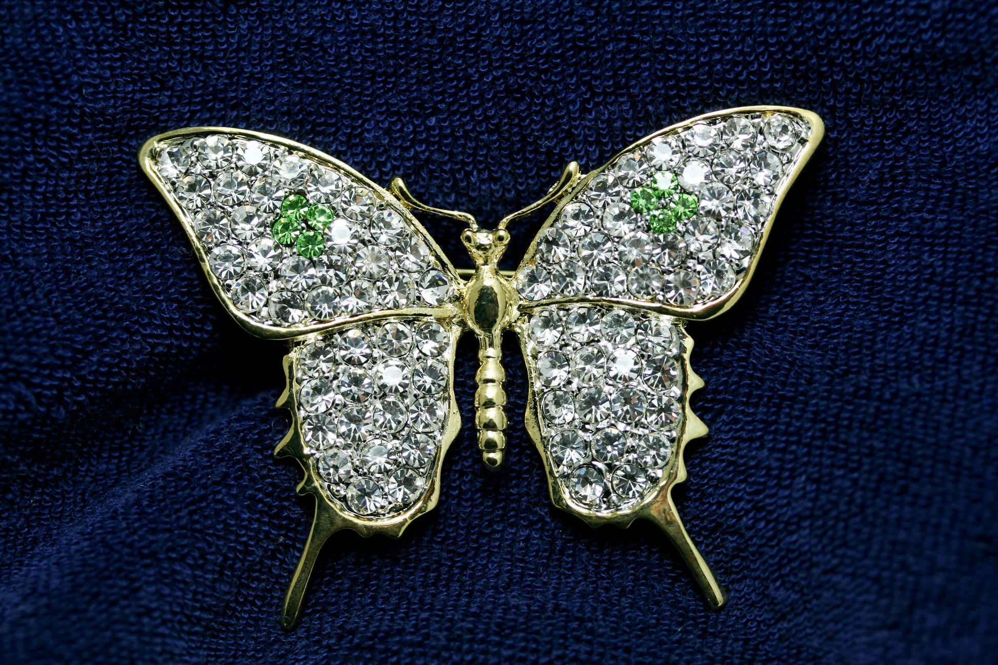 Fashion Butterfly Brooch Butterfly Rhinestone Brooch Butterfly Bling Brooch Rhinestone Studded Brooch Gold Butterfly Brooch Butterfly Pin