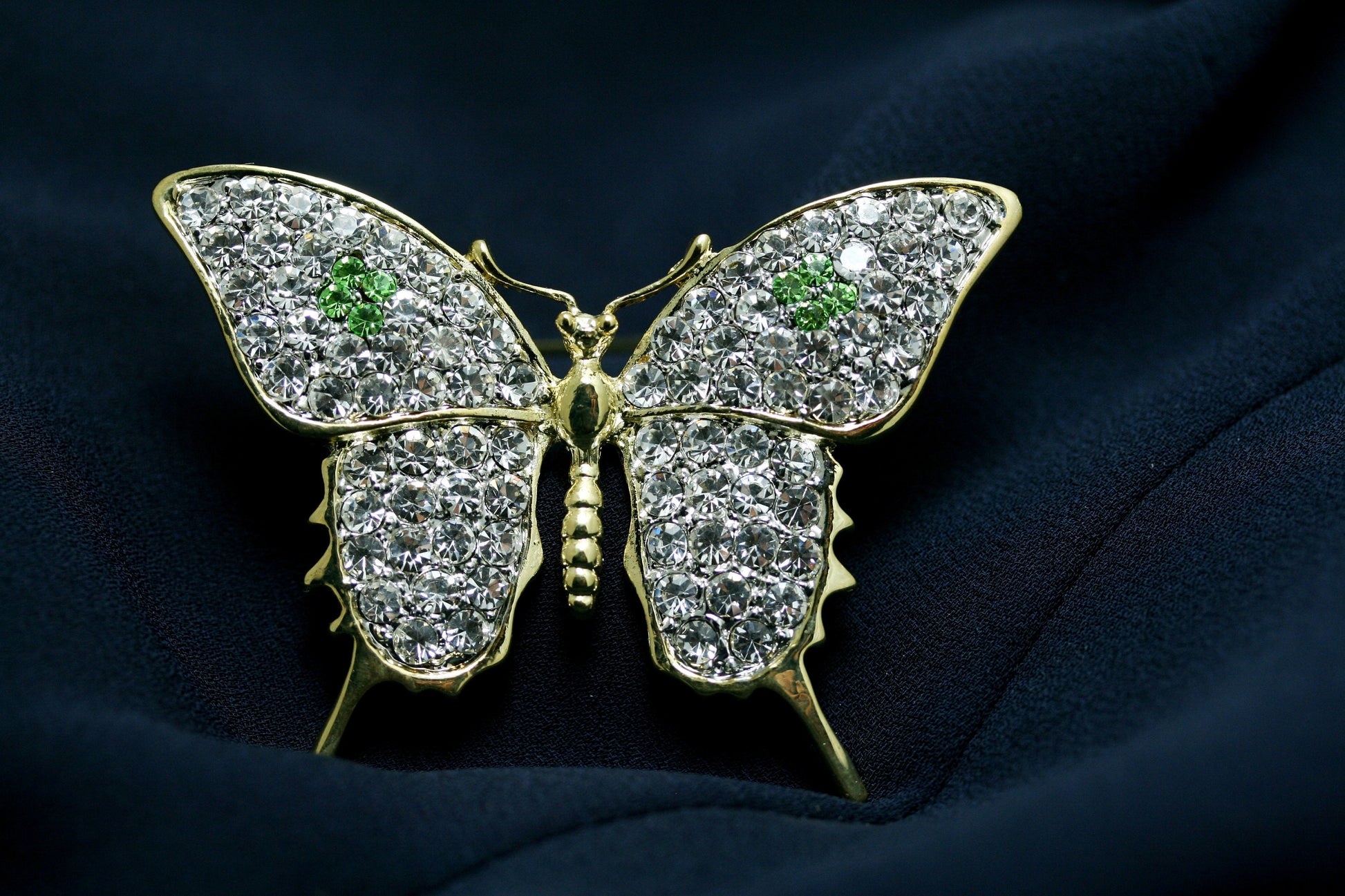 Fashion Butterfly Brooch Butterfly Rhinestone Brooch Butterfly Bling Brooch Rhinestone Studded Brooch Gold Butterfly Brooch Butterfly Pin
