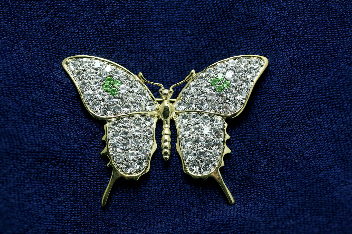 Fashion Butterfly Brooch Butterfly Rhinestone Brooch Butterfly Bling Brooch Rhinestone Studded Brooch Gold Butterfly Brooch Butterfly Pin