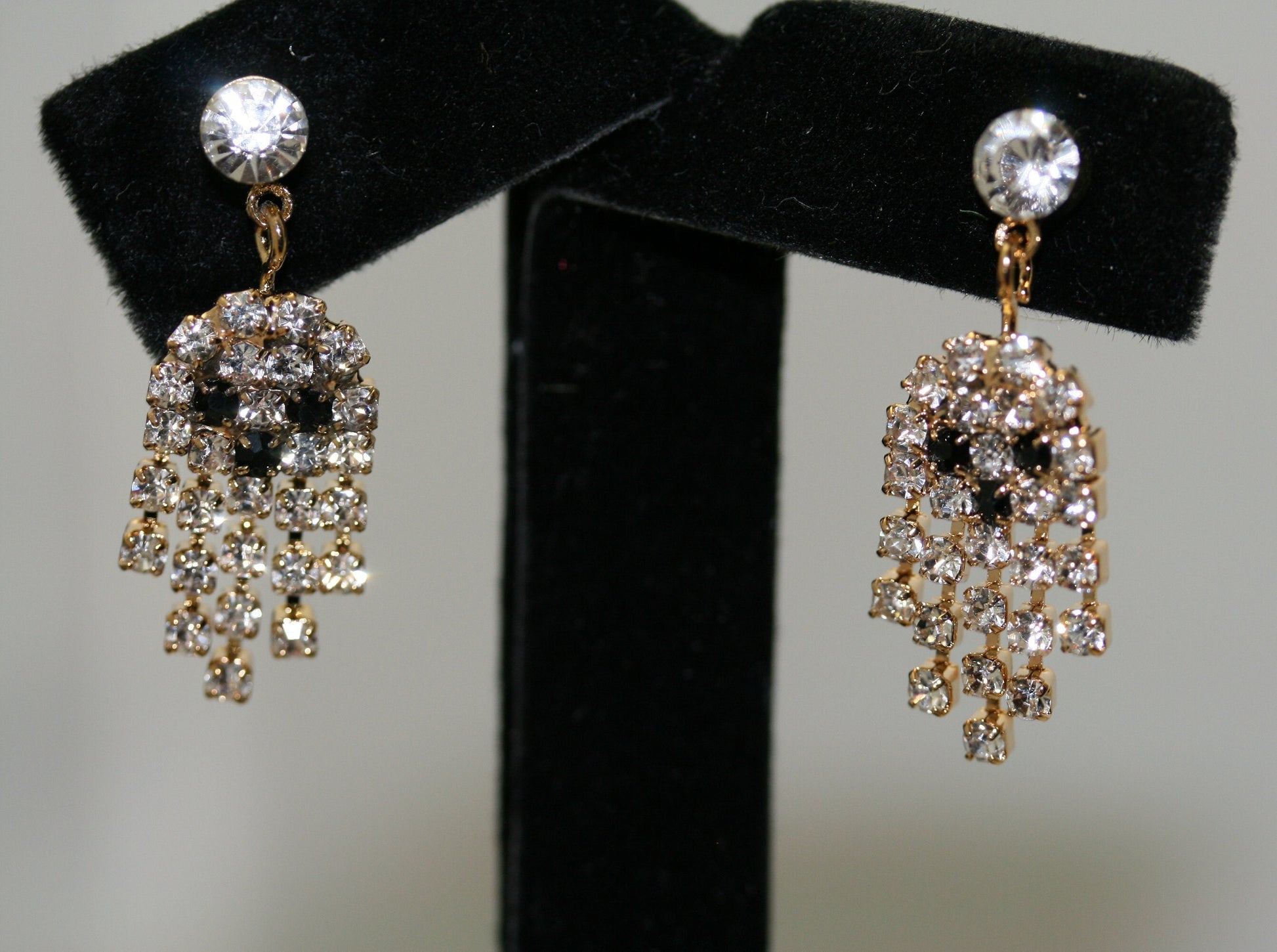 Halloween Earrings Halloween Jewelry Gifts Rhinestone Ghost Dangle Earrings for Party Jewelry Accessories