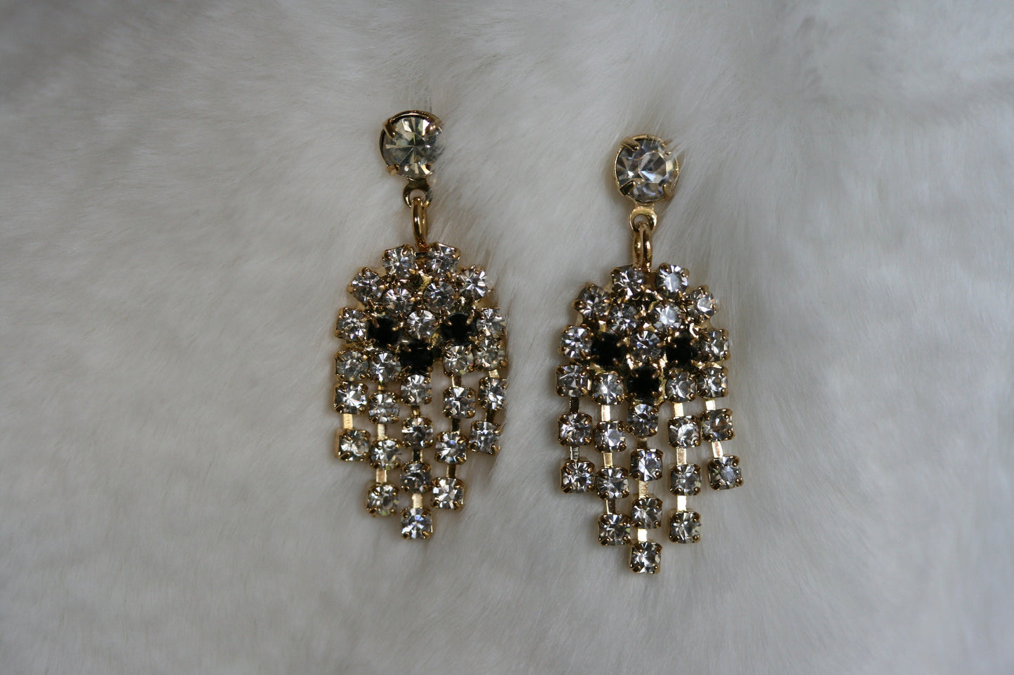 Halloween Earrings Halloween Jewelry Gifts Rhinestone Ghost Dangle Earrings for Party Jewelry Accessories