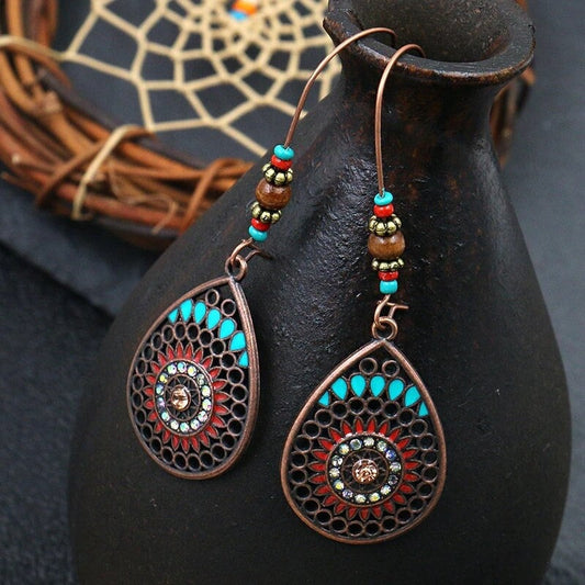 Fashion Vintage Drop Dangle Earrings Vintage Drop Fashionable Long Bohemian Earrings For Women