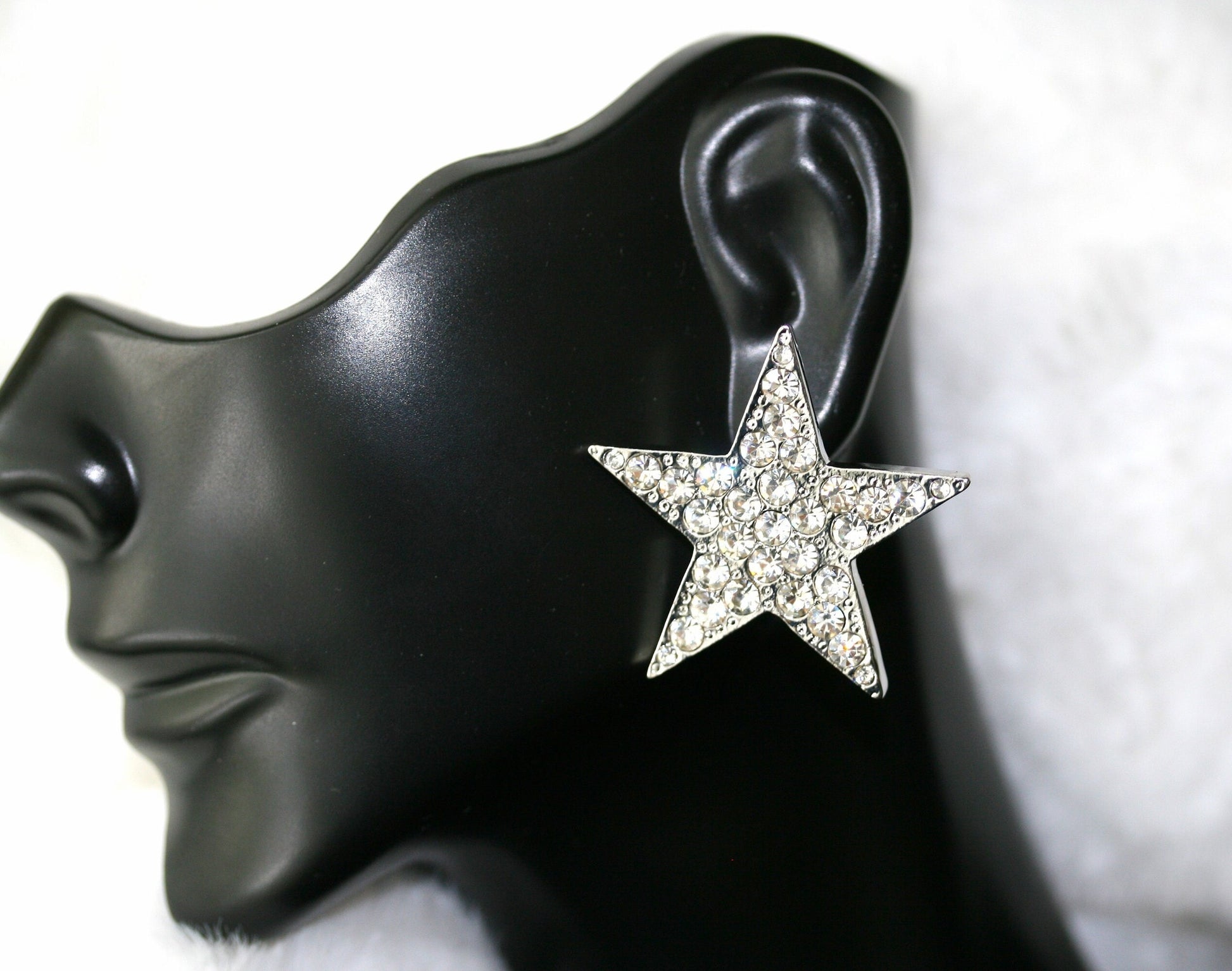Rhinestone Star Stud Earrings Silver Star Earrings Gold Star Earrings Taxes Star Earring