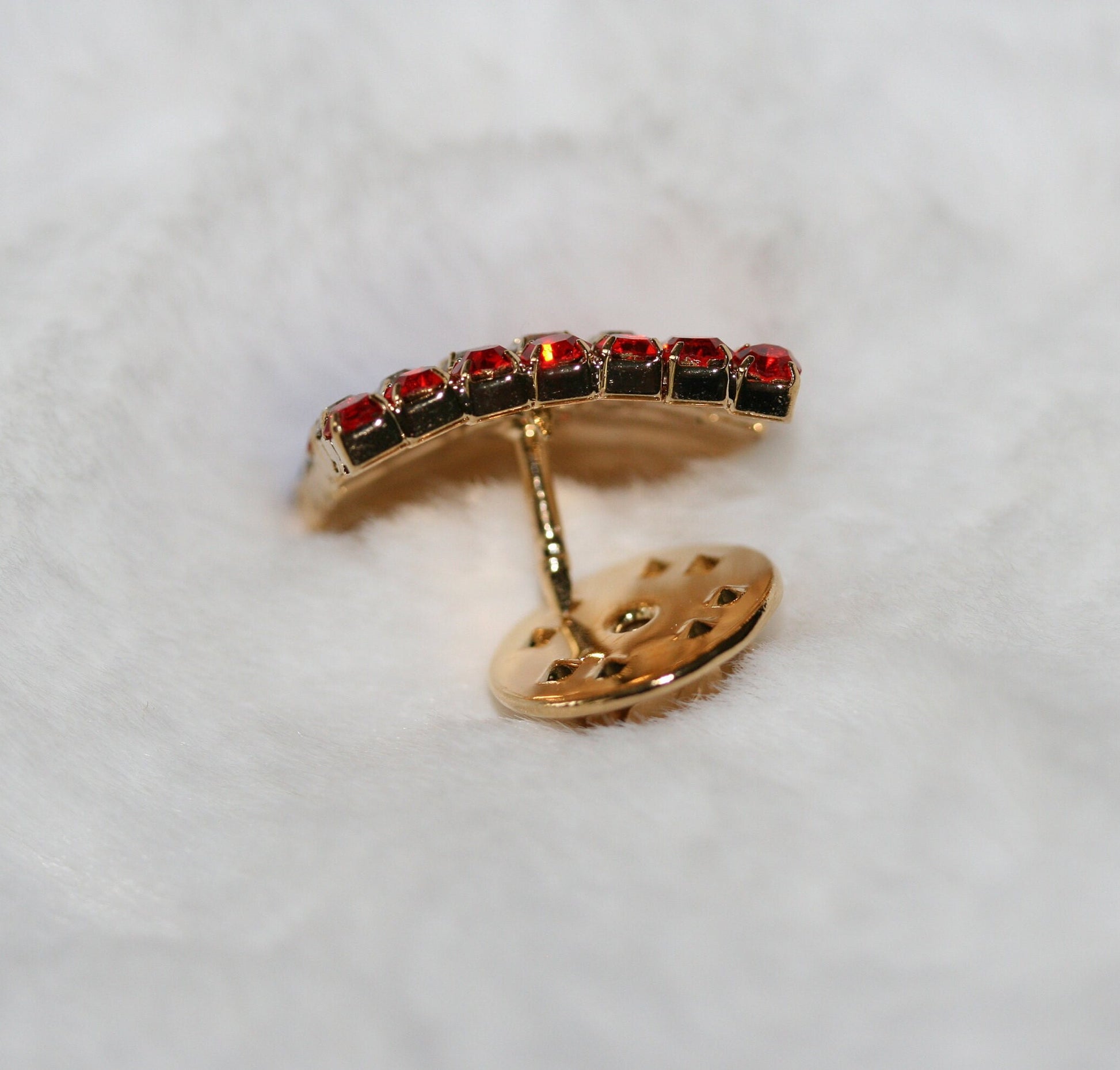 US Flag Lapel/Tac Pin Rhinestone, Red White Blue National Flag Tac Pin 4th of July Patriotic Tac/Pin