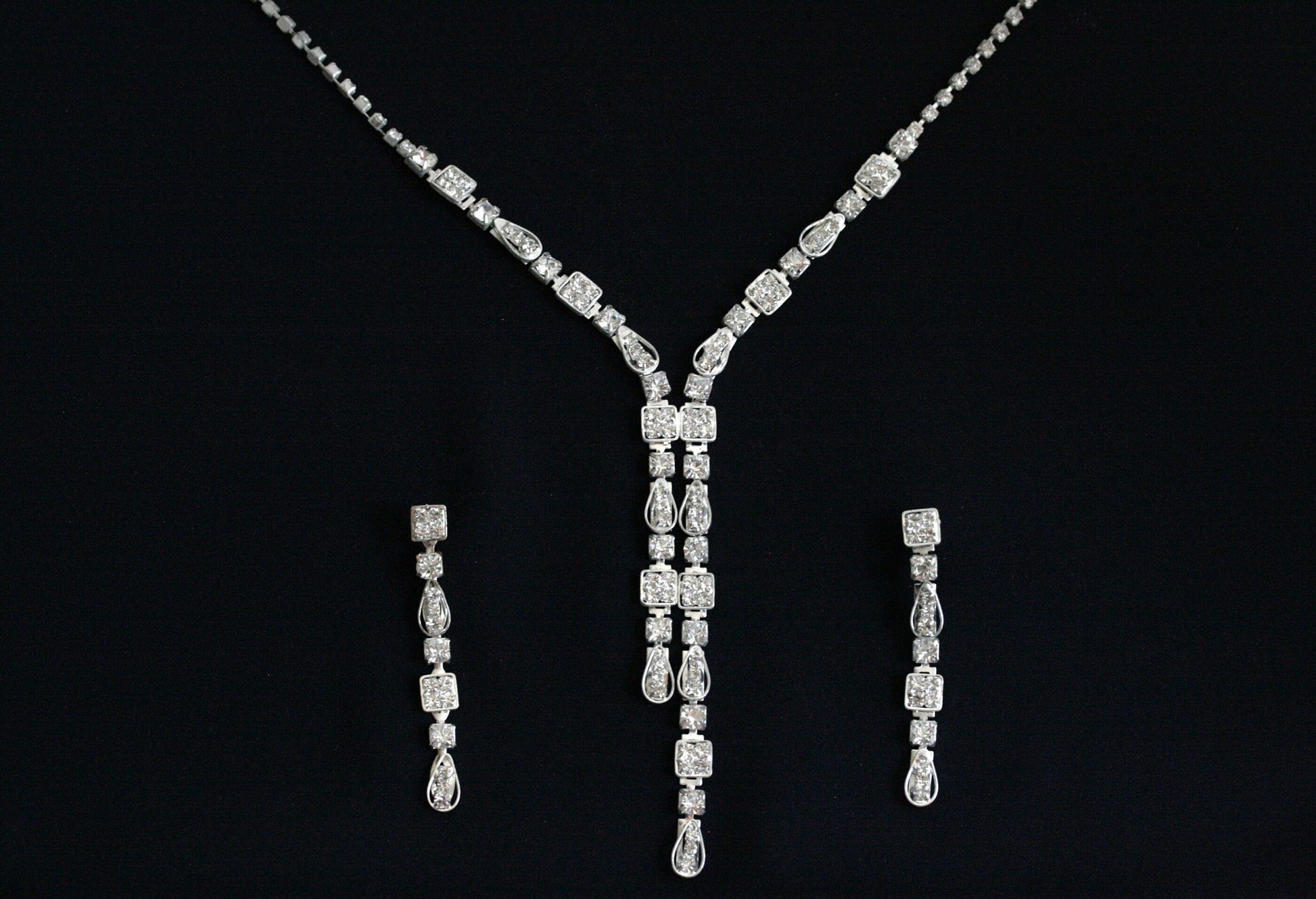 Wedding necklace set, Bridal necklace and earring set, CZ bridal necklace set, Jewelry Set For Women Perfect Gift For Her