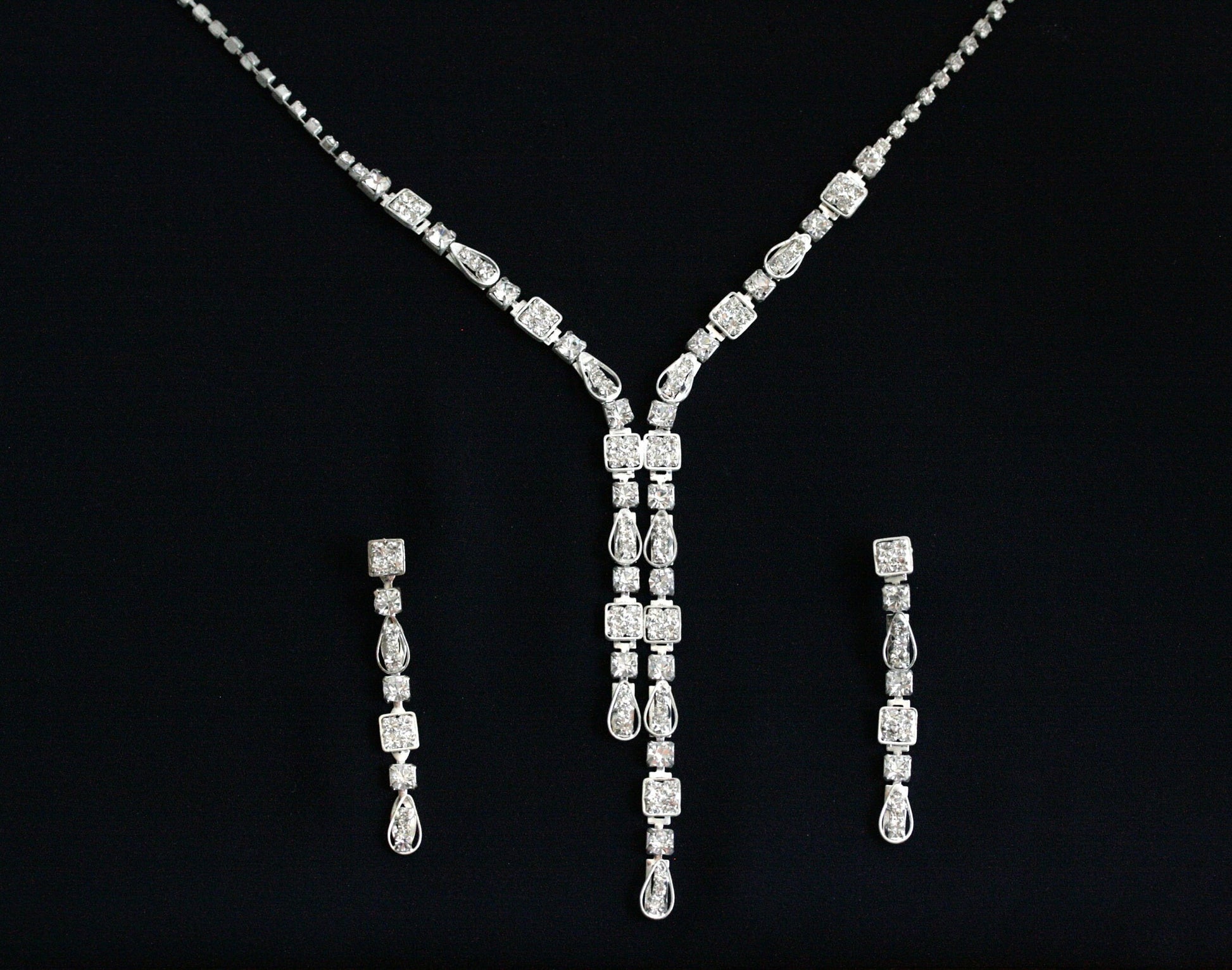 Wedding necklace set, Bridal necklace and earring set, CZ bridal necklace set, Jewelry Set For Women Perfect Gift For Her