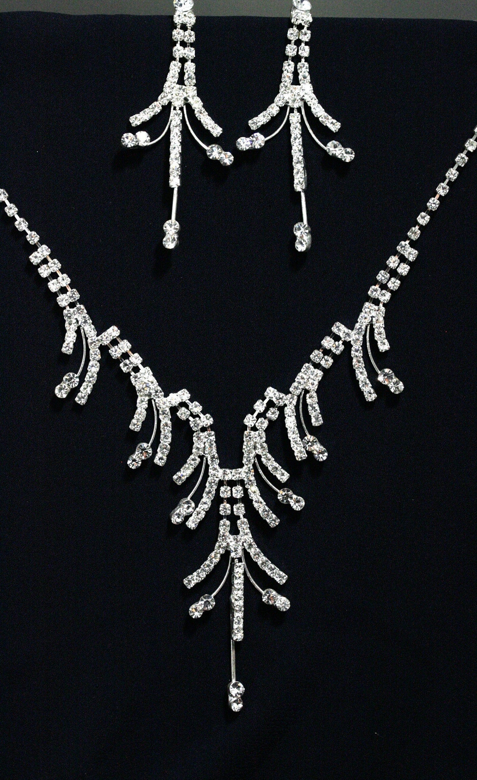 Wedding necklace set, Bridal necklace and earring set, CZ bridal necklace set, Jewelry Set For Women Perfect Gift For Her