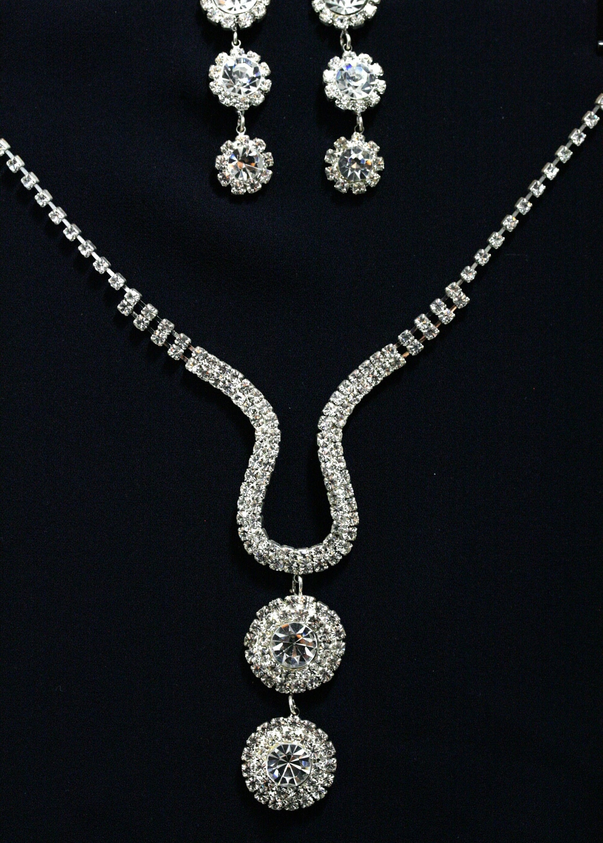 Wedding necklace set, Bridal necklace and earring set, CZ bridal necklace set, Jewelry Set For Women Perfect Gift For Her