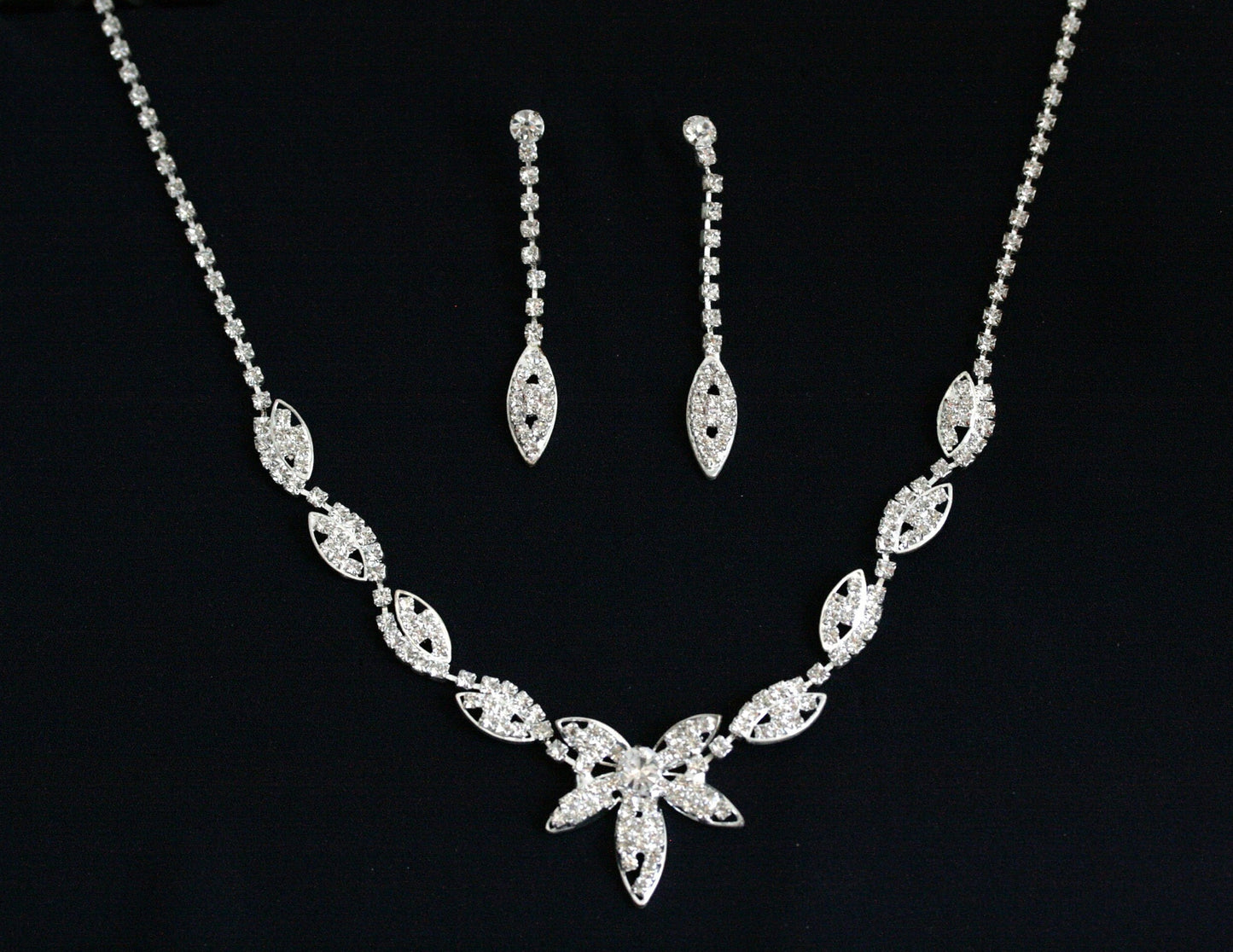 Wedding necklace set, Bridal necklace and earring set, CZ bridal necklace set, Jewelry Set For Women Perfect Gift For Her