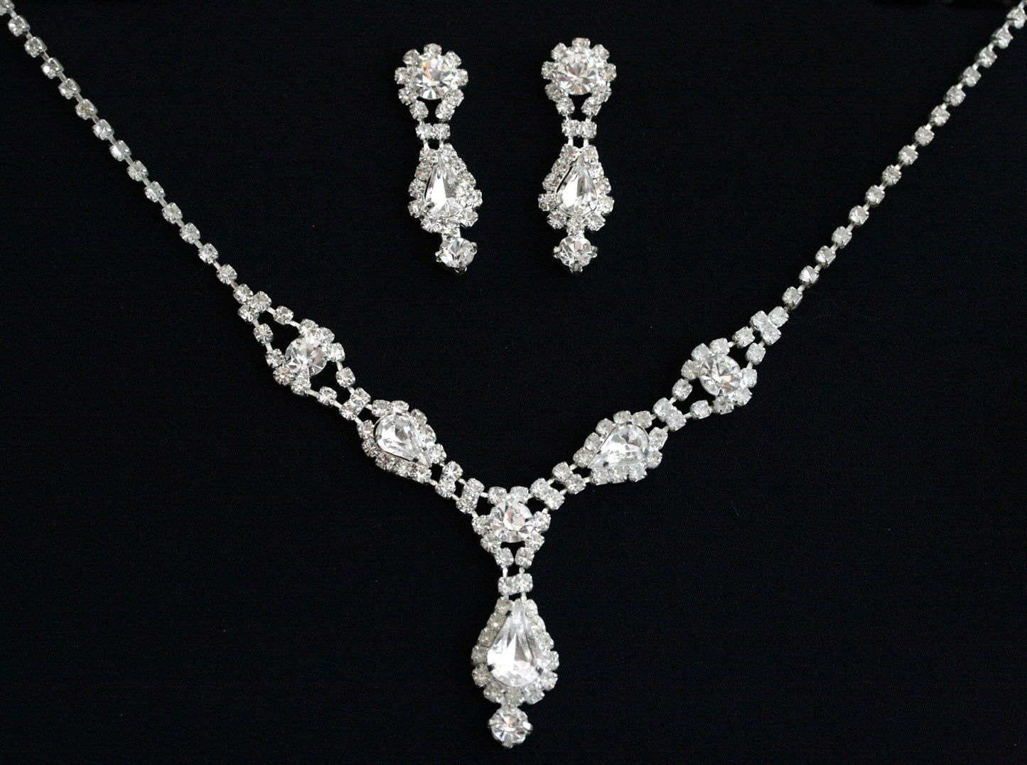 Wedding necklace set, Bridal necklace and earring set, CZ bridal necklace set, Jewelry Set For Women Perfect Gift For Her