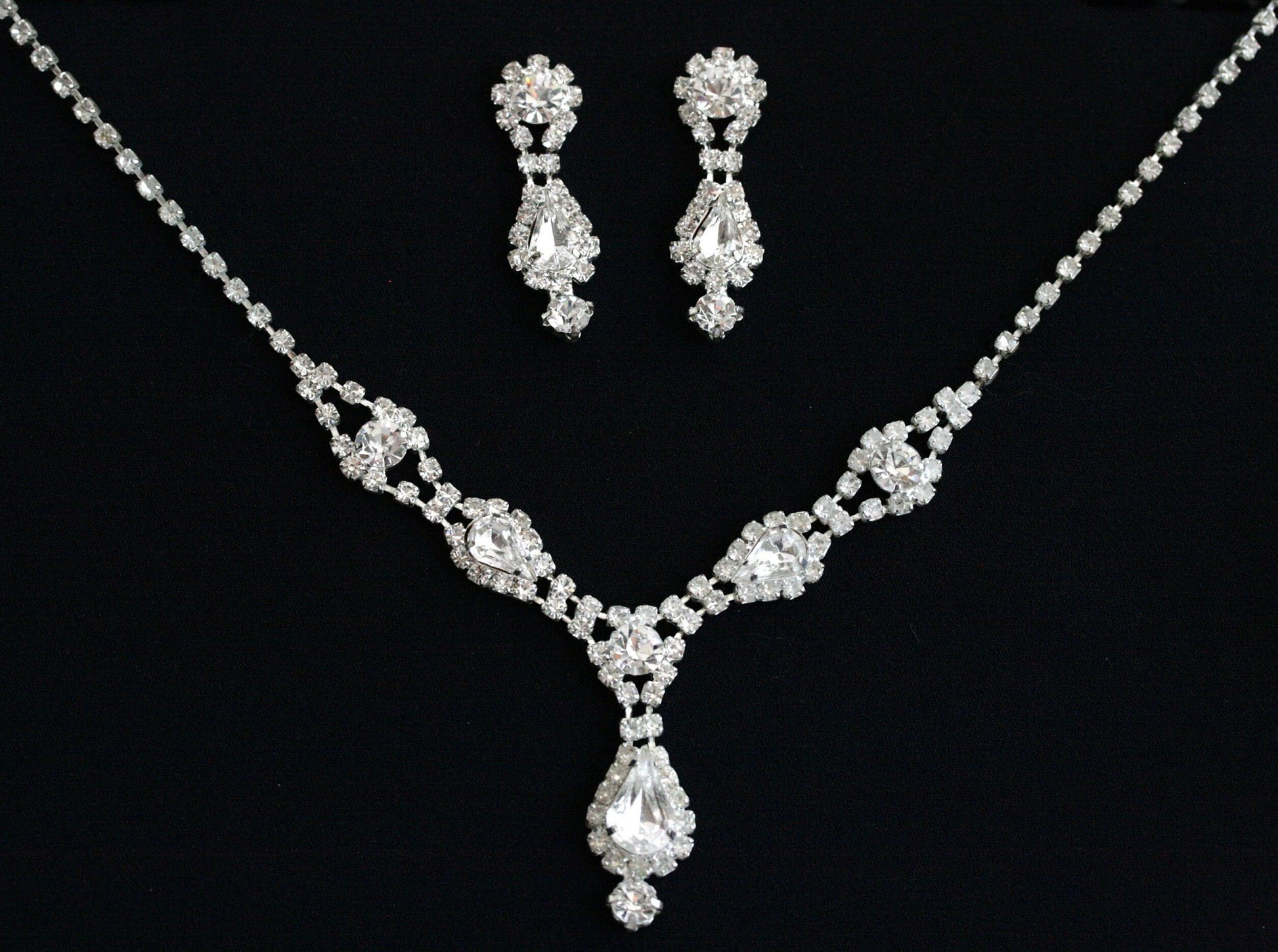 Wedding necklace set, Bridal necklace and earring set, CZ bridal necklace set, Jewelry Set For Women Perfect Gift For Her