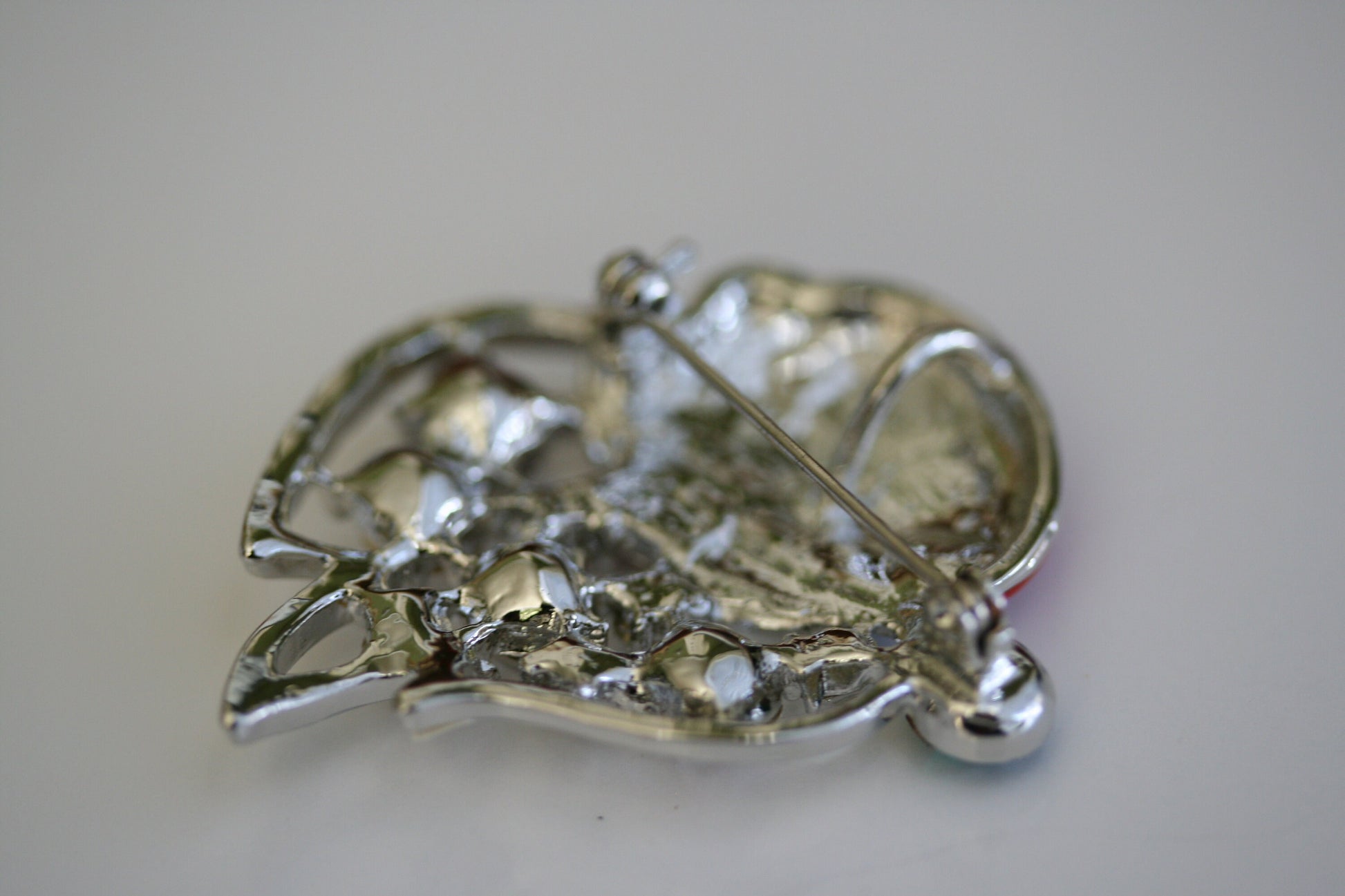 Santa Claus Pin Brooch Rhinestones Christmas Santa Claus Pendant, Xmas Santa Claus Jewelry