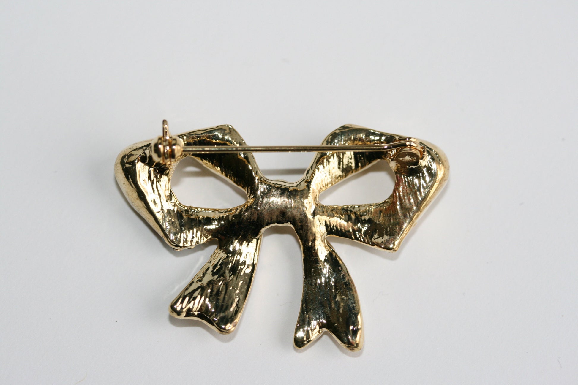 Rhinestone Large Bow Pin Bow Tie Brooch Crystal Christmas Bow Brooch Pin Ribbon Brooch