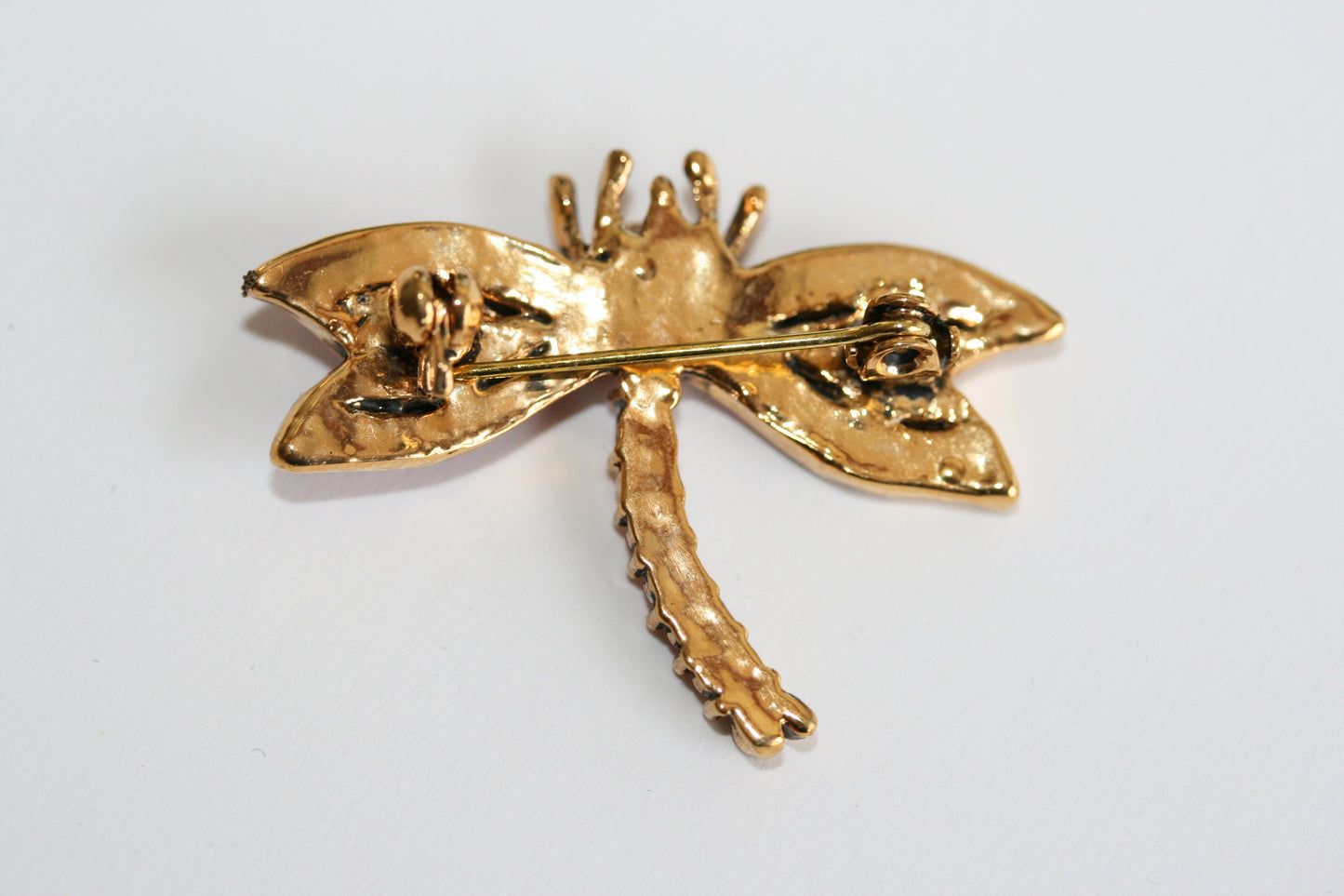 Elegant Dragonfly Brooch Pin Rhinestone Animal Party Jewelry Crystal Dragonfly Pin