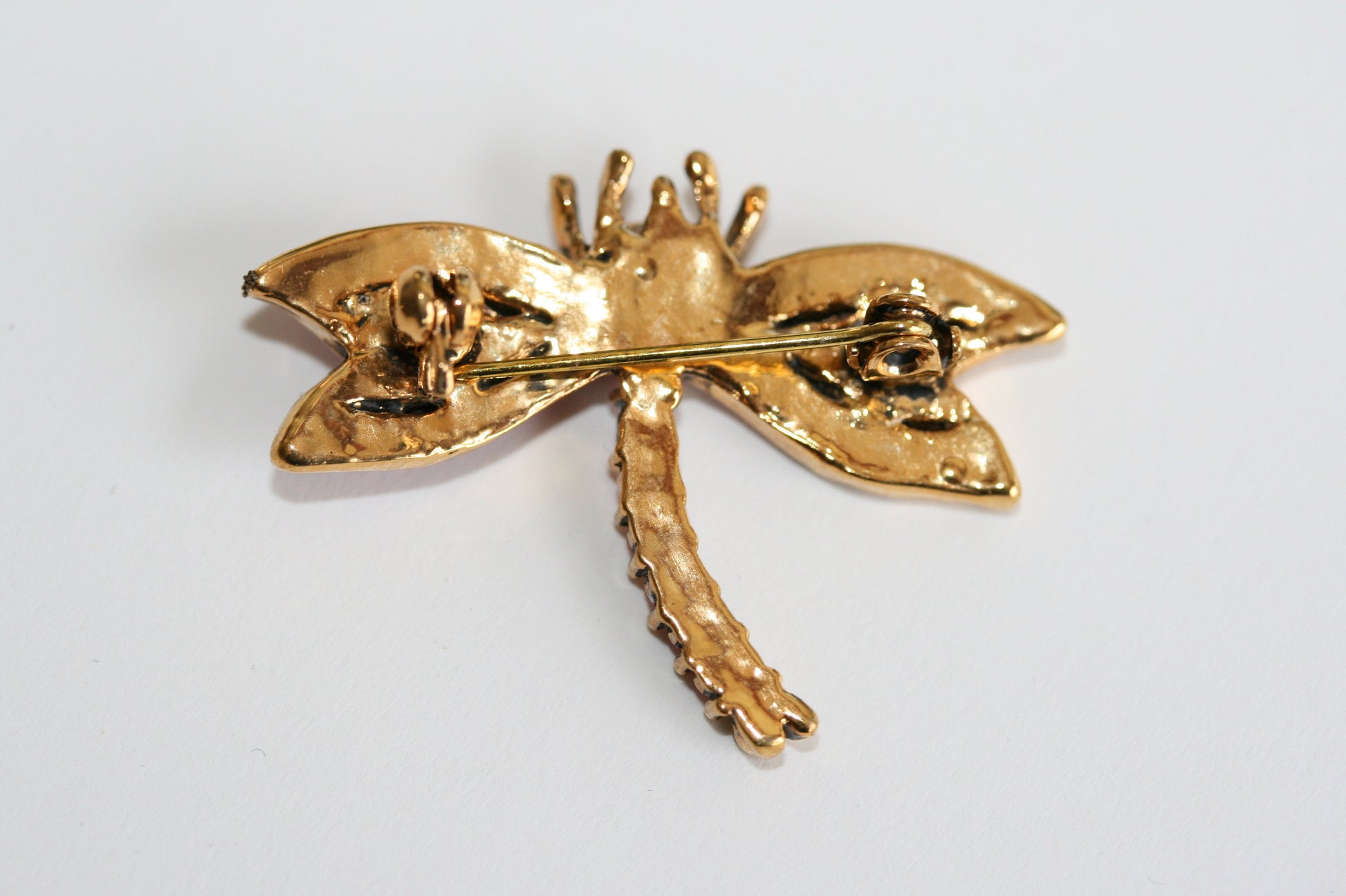 Elegant Dragonfly Brooch Pin Rhinestone Animal Party Jewelry Crystal Dragonfly Pin