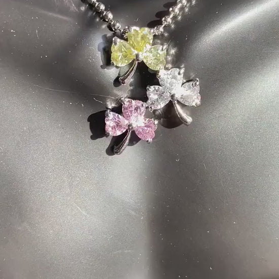 Dainty Shamrock  Necklace, Pendant, 3 Leaf Clover Pendant, Irish St Patrick's Day Jewelry Gift