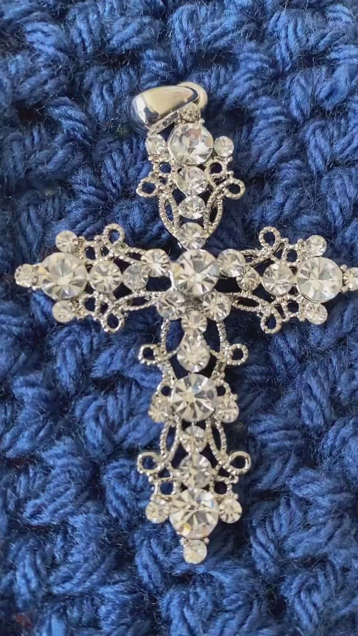 Cross Pendant for Women Sparkling Cross Pendant Necklace