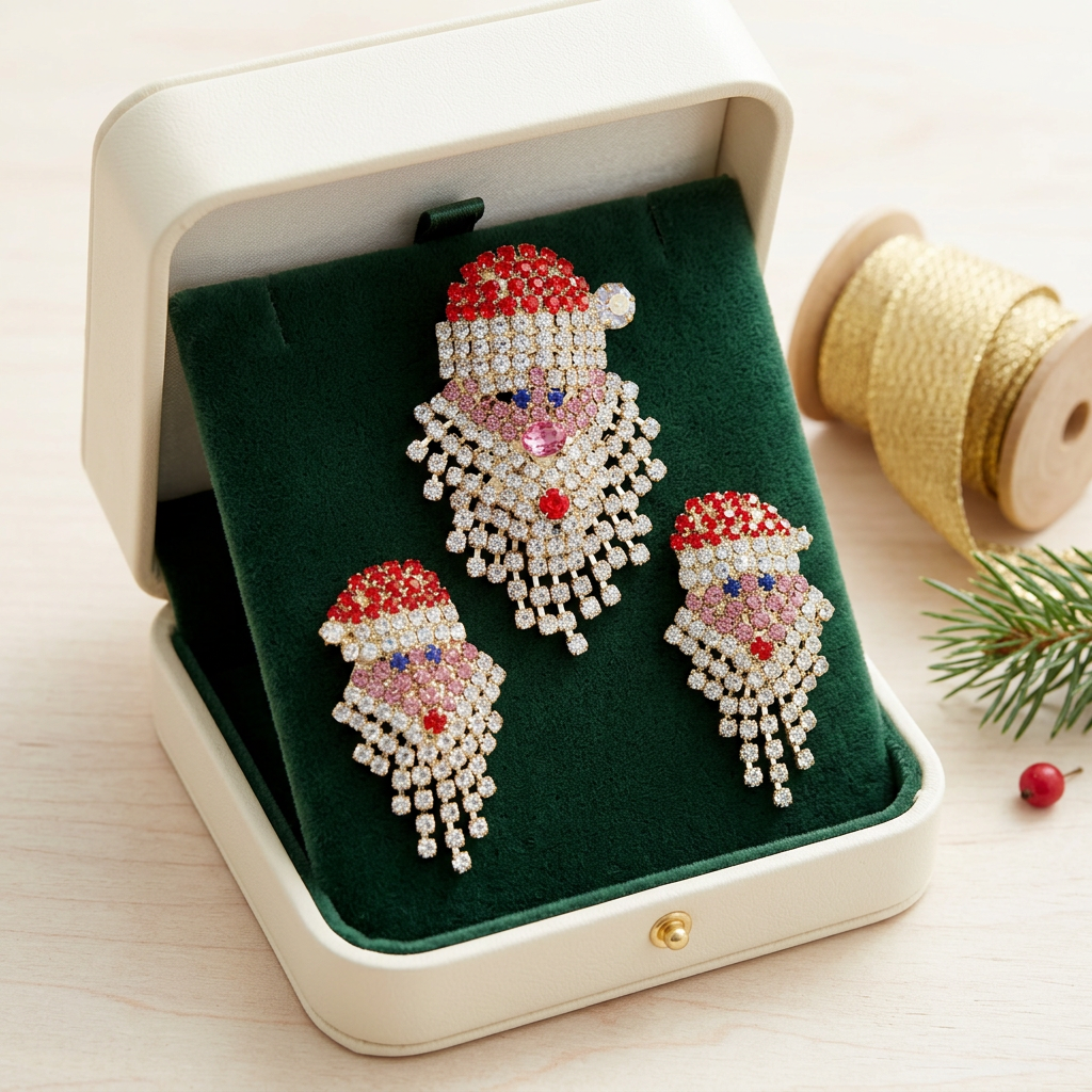 Santa jewelry gift-box image