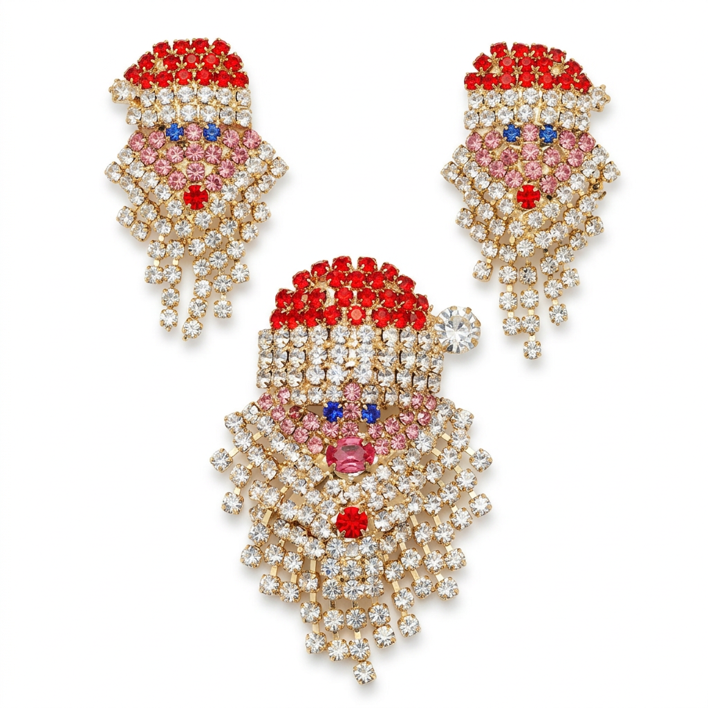 Santa jewelry white-background image